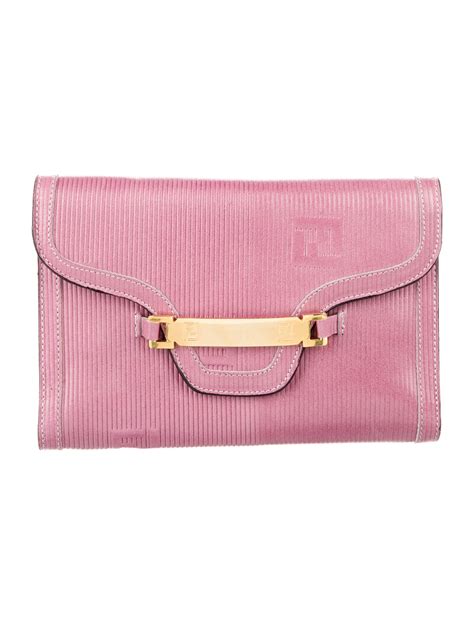 fendi wallet pink